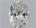 Natural Diamond 0.80 Carats, Oval with  Cut, F Color, VS1 Clarity and Certified by GIA