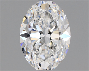 Picture of Natural Diamond 0.55 Carats, Oval with  Cut, D Color, VVS1 Clarity and Certified by GIA