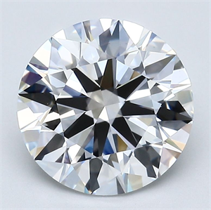 Picture of Natural Diamond 3.33 Carats, Round with Excellent Cut, F Color, VS1 Clarity and Certified by GIA