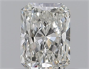 Natural Diamond 0.50 Carats, Radiant with  Cut, G Color, VS1 Clarity and Certified by GIA