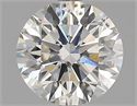 Natural Diamond 0.77 Carats, Round with Excellent Cut, I Color, SI2 Clarity and Certified by GIA