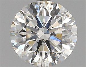 Picture of Natural Diamond 0.77 Carats, Round with Excellent Cut, I Color, SI2 Clarity and Certified by GIA