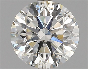 Picture of Natural Diamond 0.77 Carats, Round with Excellent Cut, I Color, SI2 Clarity and Certified by GIA
