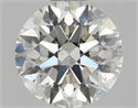 Natural Diamond 0.80 Carats, Round with Excellent Cut, K Color, SI1 Clarity and Certified by GIA
