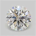 Lab Grown Diamond 1.06 Carats, Round with Ideal Cut, D Color, VS1 Clarity and Certified by IGI