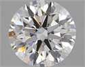 Lab Grown Diamond 2.85 Carats, Round with Excellent Cut, D Color, VVS1 Clarity and Certified by GIA