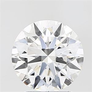 Picture of Lab Grown Diamond 2.53 Carats, Round with Ideal Cut, E Color, VS1 Clarity and Certified by IGI