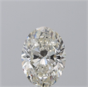Natural Diamond 2.70 Carats, Oval with  Cut, J Color, VVS1 Clarity and Certified by GIA