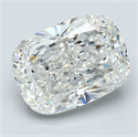 Natural Diamond 3.01 Carats, Cushion with  Cut, I Color, VVS2 Clarity and Certified by GIA