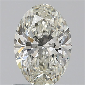 Picture of Natural Diamond 0.71 Carats, Oval with  Cut, K Color, VS2 Clarity and Certified by GIA