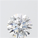 Lab Grown Diamond 1.04 Carats, Round with Ideal Cut, F Color, VVS2 Clarity and Certified by IGI