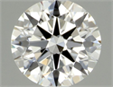 Diamante Natural 0.54 quilates, Redondo , Color H, claridad IF y certificado GIA