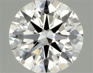 Foto Diamante Natural 0.54 quilates, Redondo , Color H, claridad IF y certificado GIA de