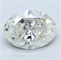Diamante Natural 2.52 quilates, Ovalado , Color I, claridad SI2 y certificado GIA