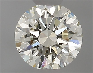 Picture of Natural Diamond 0.40 Carats, Round with Excellent Cut, J Color, VS1 Clarity and Certified by IGI