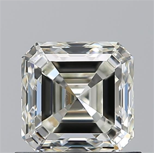 Picture of Natural Diamond 0.91 Carats, Asscher with  Cut, K Color, VS1 Clarity and Certified by GIA