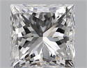 Natural Diamond 0.91 Carats, Princess with  Cut, D Color, VS1 Clarity and Certified by GIA