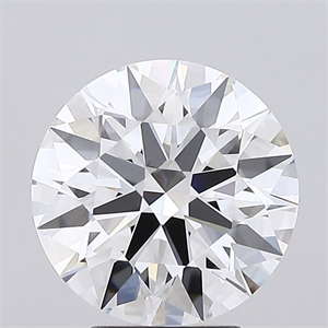 Picture of Lab Grown Diamond 3.52 Carats, Round with Ideal Cut, E Color, VVS1 Clarity and Certified by IGI
