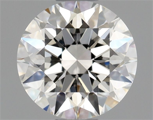 Foto Diamante Natural 0.70 quilates, Redondo , Color H, claridad IF y certificado GIA de