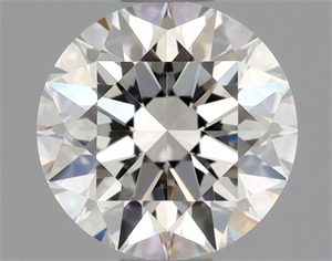 Picture of Natural Diamond 0.70 Carats, Round with Excellent Cut, H Color, IF Clarity and Certified by GIA