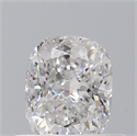Natural Diamond 0.51 Carats, Cushion with  Cut, E Color, SI1 Clarity and Certified by GIA