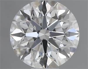 Foto Diamante Natural 0.40 quilates, Redondo , Color E, claridad SI1 y certificado GIA de