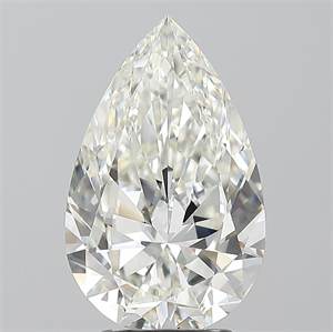 Picture of Natural Diamond 3.51 Carats, Pear with  Cut, I Color, VS1 Clarity and Certified by GIA