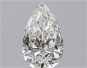 Natural Diamond 0.51 Carats, Pear with  Cut, F Color, VVS2 Clarity and Certified by GIA