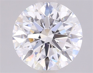 Picture of Lab Grown Diamond 2.06 Carats, Round with Ideal Cut, D Color, IF Clarity and Certified by IGI