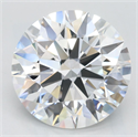 Del inventario de diamantes de laboratorio, 3.65 quilates, Redondo , Color D, claridad FL y certificado GIA