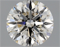 Diamante Natural 0.54 quilates, Redondo , Color I, claridad VVS1 y certificado GIA