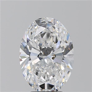 Picture of Natural Diamond 4.02 Carats, Oval with  Cut, E Color, VS2 Clarity and Certified by GIA