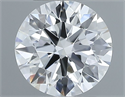 Natural Diamond 0.46 Carats, Round with Excellent Cut, E Color, VVS2 Clarity and Certified by GIA