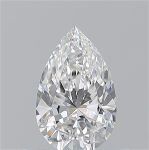 Picture of Natural Diamond 0.50 Carats, Pear with  Cut, E Color, VS2 Clarity and Certified by GIA