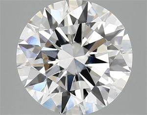 Picture of Lab Grown Diamond 3.07 Carats, Round with Ideal Cut, E Color, VS2 Clarity and Certified by IGI