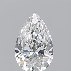 Picture of Natural Diamond 0.70 Carats, Pear with  Cut, E Color, VS2 Clarity and Certified by GIA