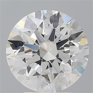 Picture of Lab Grown Diamond 3.59 Carats, Round with Ideal Cut, E Color, VVS2 Clarity and Certified by IGI