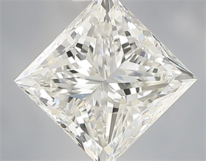 Picture of Natural Diamond 0.80 Carats, Princess with  Cut, F Color, VS1 Clarity and Certified by IGI