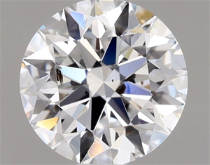 Foto Diamante Natural 0.80 quilates, Redondo , Color D, claridad SI2 y certificado GIA de