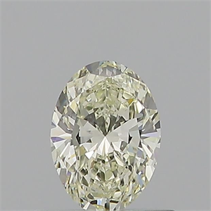 Picture of Natural Diamond 0.53 Carats, Oval with  Cut, M Color, VVS1 Clarity and Certified by GIA