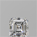 Diamante Natural 0.71 quilates, Asscher , Color D, claridad VVS2 y certificado GIA