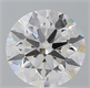 Picture of Lab Grown Diamond 4.60 Carats, Round with Ideal Cut, E Color, VVS2 Clarity and Certified by IGI