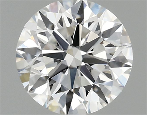 Picture of Lab Grown Diamond 0.98 Carats, Round with Excellent Cut, E Color, VVS2 Clarity and Certified by IGI