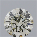 Natural Diamond 0.71 Carats, Round with Excellent Cut, K Color, VVS2 Clarity and Certified by IGI
