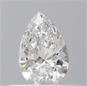 Natural Diamond 0.30 Carats, Pear with  Cut, E Color, VS2 Clarity and Certified by GIA