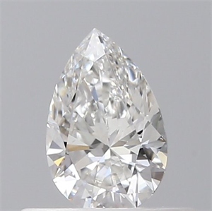 Picture of Natural Diamond 0.30 Carats, Pear with  Cut, E Color, VS2 Clarity and Certified by GIA
