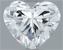 Natural Diamond 0.31 Carats, Heart with  Cut, D Color, SI1 Clarity and Certified by GIA