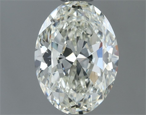 Picture of Natural Diamond 0.99 Carats, Oval with  Cut, I Color, VVS1 Clarity and Certified by IGI