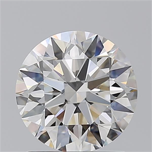 Picture of Natural Diamond 1.50 Carats, Round with Excellent Cut, H Color, VS2 Clarity and Certified by GIA