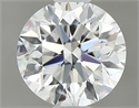 Natural Diamond 0.70 Carats, Round with Very Good Cut, G Color, IF Clarity and Certified by GIA
